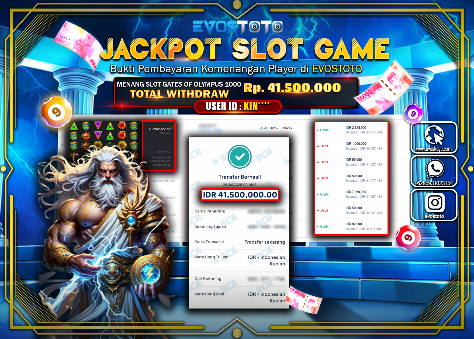 PEMBAYARAN JACKPOT SLOT MAHJONG WAYS Rp30.000.000 DI BAYAR LANGSUNG !