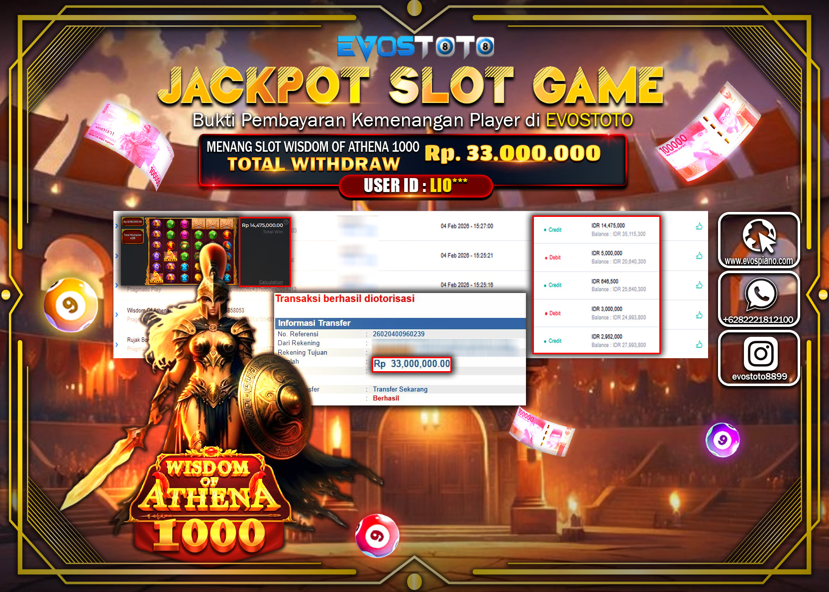 PEMBAYARAN JACKPOT SLOT WILD BOUNTY SHOWDOWN Rp.33.000.000 DI BAYAR LANGSUNG !