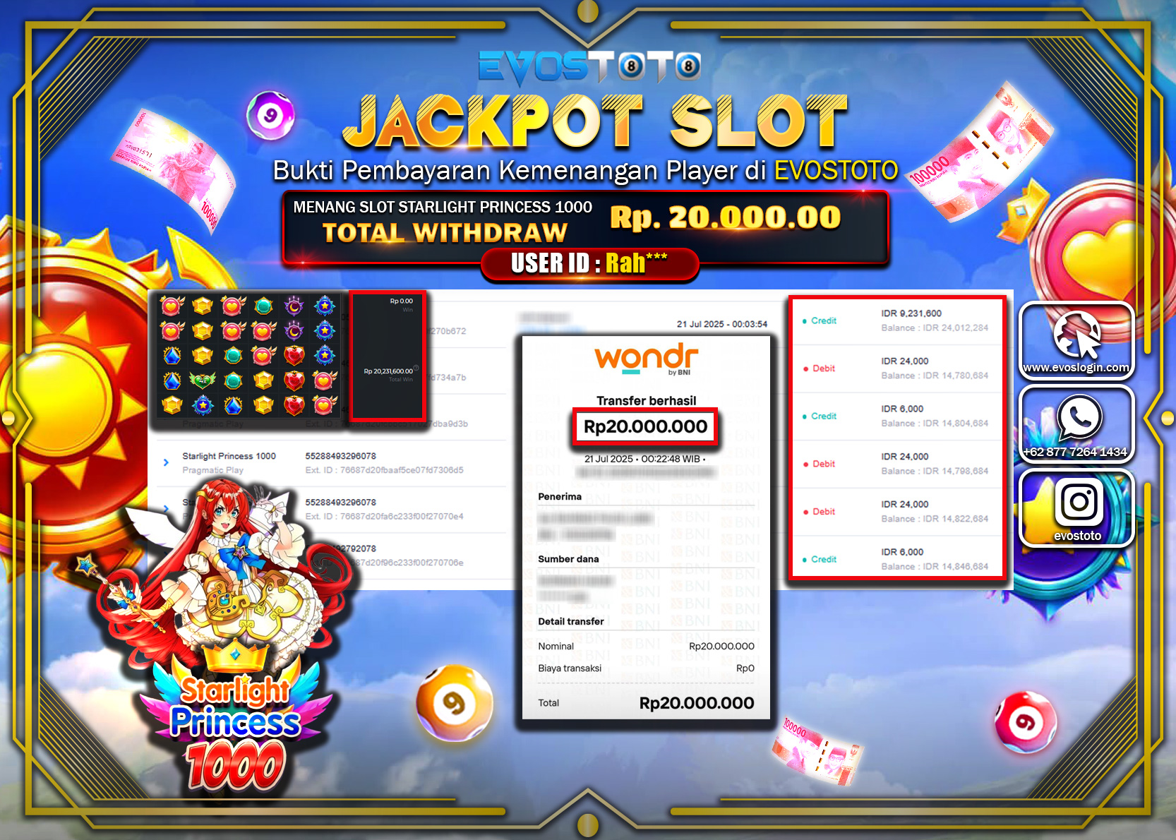 PEMBAYARAN JACKPOT SLOT LUCKY NEKO 19.500.000 DI BAYAR LANGSUNG !